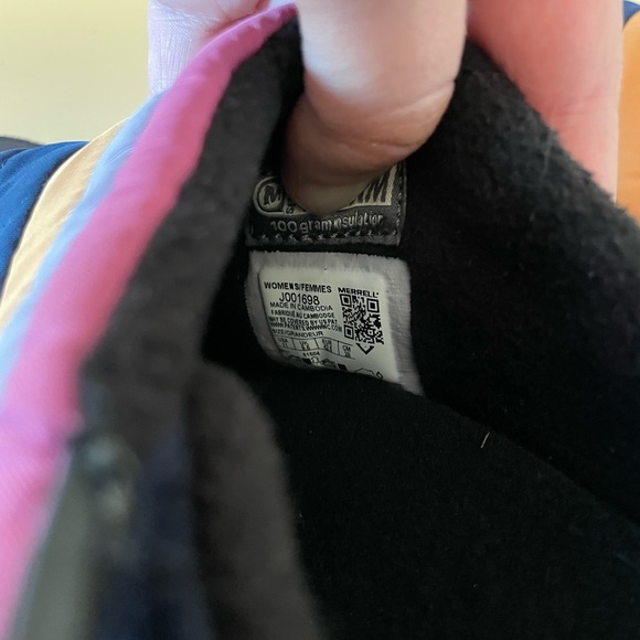 Merrell Women’s Alpine Moc Strap Polar Retro Navy Sneakers Size 11 - Picture 11 of 12